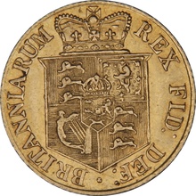1817 Gold Half Sovereign George III Graded NGC AU55