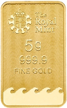5g Gold Bar Britannia Minted
