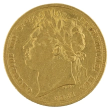 1823 Gold Sovereign Coin