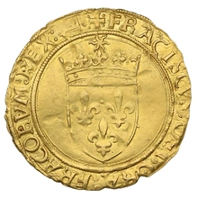 1515-1547 France Francis I Gold Hammered Ecu D'Or