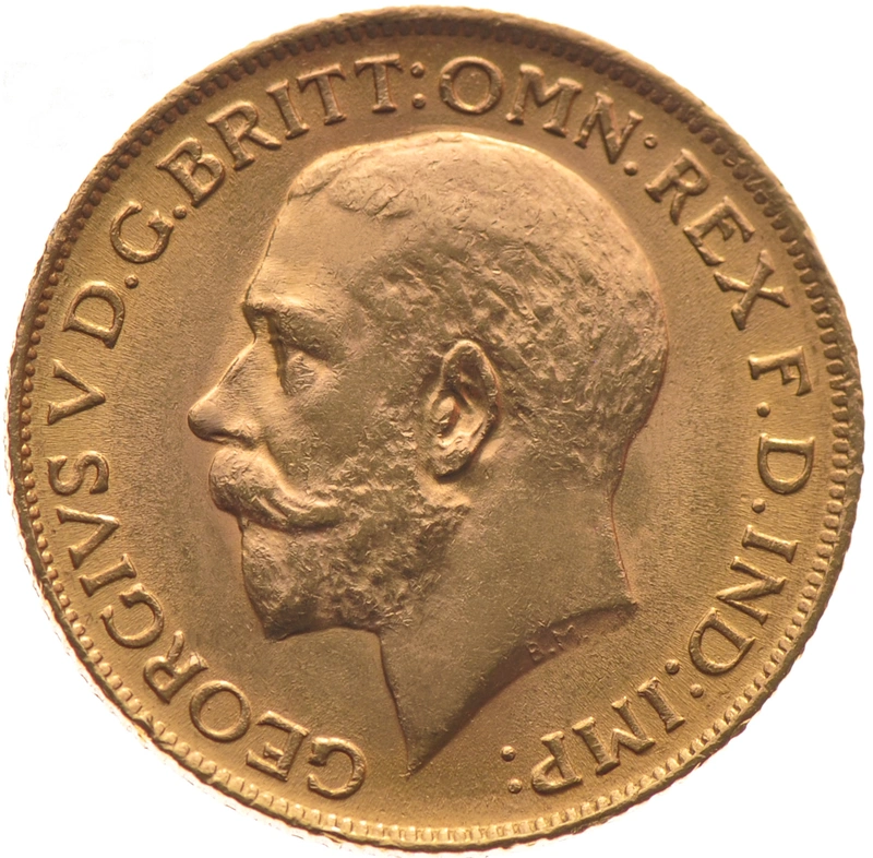 1922 Gold Half Sovereign