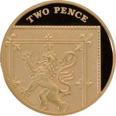 2008 Proof Gold 2p Coin Royal Shield