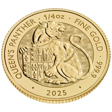 2025 Queen's Panther - Tudor Beasts 1/4oz Gold Coin
