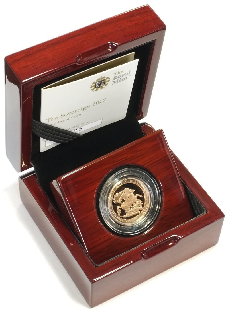 2017 Gold Proof Sovereign - Elizabeth II 5th Head Boxed