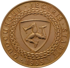 1965 Isle of Man £5 Gold Coin 22ct Bicentenary of the Revestment Act