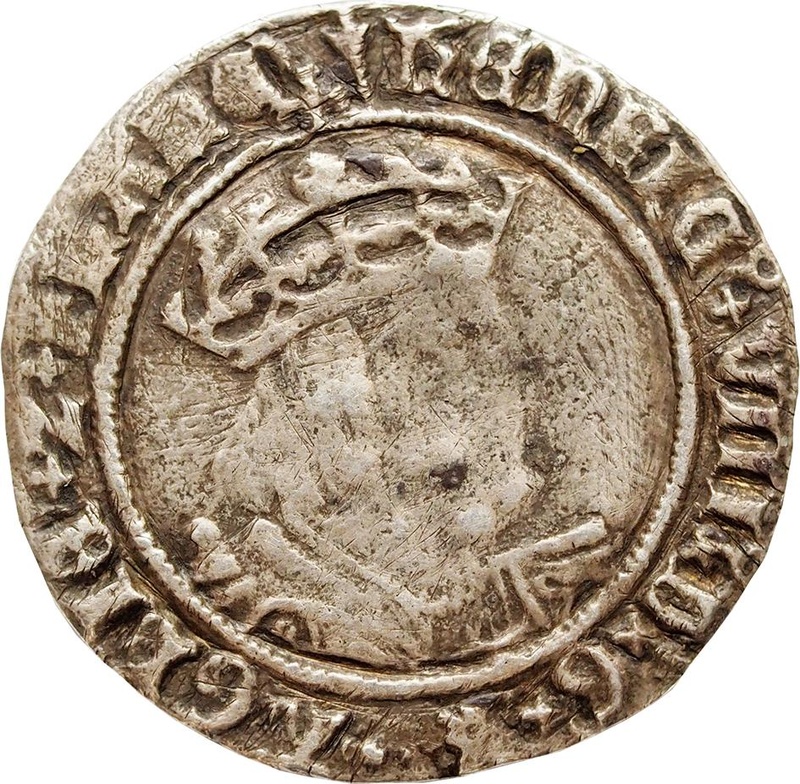 Silver Groat Fourpence Coin Henry VIII