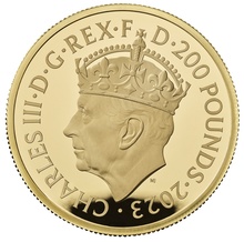 2023 2oz Gold Coronation of King Charles III Proof Coin Boxed