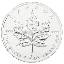 1998 Canadian Silver Maple Leaf Coin 1oz