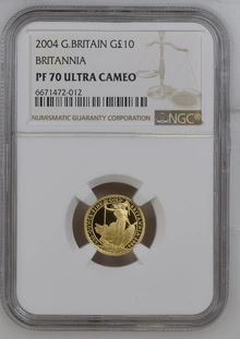 2004 Proof 1/10oz Gold Britannia Coin NGC PF70