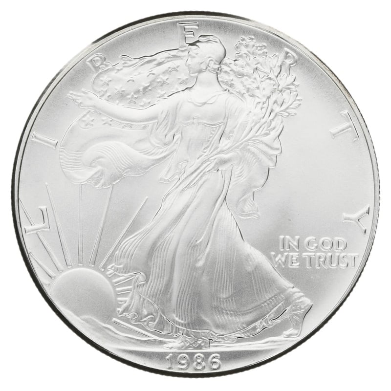 1986 American Silver Eagle Coin 1oz