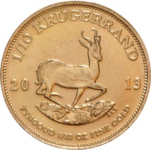2013 1/10oz Krugerrand Gold Coin