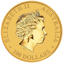 2018 1oz Australian Kangaroo Gold Nugget Coin
