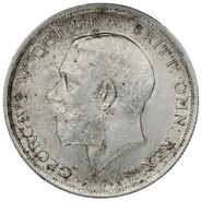 1917 Silver Half Crown Coin George V