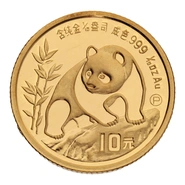 1990 1/10oz Chinese Panda Gold Coin