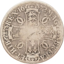 1672 Charles II Silver Crown