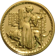2001 1/10oz Gold Britannia Coin