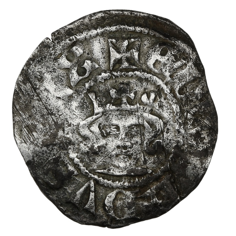 1344-1351 Silver Half Penny Coin Edward III Florin Issue