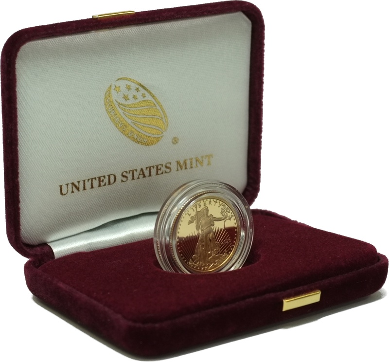 2020 Proof 1/4oz American Eagle Gold Coin Boxed