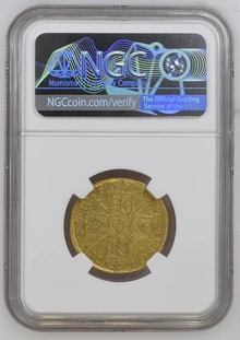 1713 Gold Guinea Coin Queen Anne NGC VF30