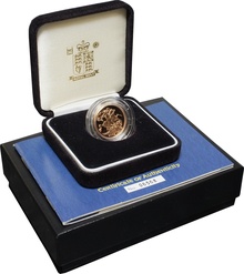 2004 Proof Gold Sovereign Boxed