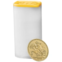 Tube of 25 2026 Gold Sovereigns