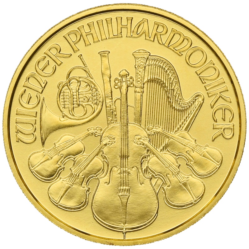 2020 1/10oz Austrian Gold Philharmonic Coin