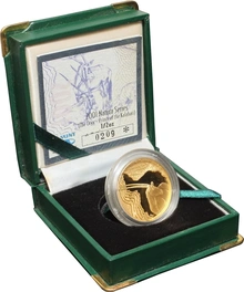 2001 1/2oz Natura Oryx Gold Proof Coin Boxed