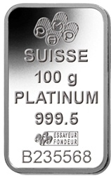 100g Platinum Bar Grade B