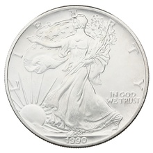 1990 American Silver Eagle Coin 1oz