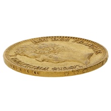 French 20 Francs Gold Coin Louis-Philippe Bare Head