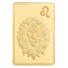 0.5g Gold Bar PAMP Zodiac Leo Minted