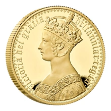 2021 Gothic Crown Portrait 2oz Gold Proof Boxed