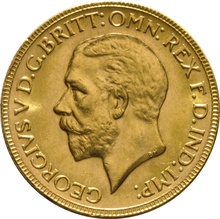 1931 Gold Sovereign Coin George V Perth