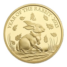 2023 Royal Mint 1oz Year of the Rabbit Proof Gold Coin Boxed