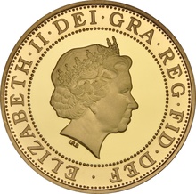 2001 Proof £2 Coin Gold Double Sovereign Marconi