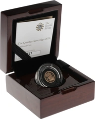 2016 Proof Quarter Sovereign Gold Coin Boxed