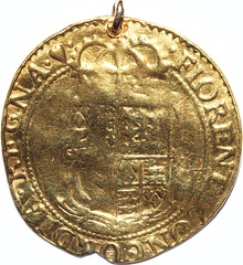 Gold Unite Coin Charles I Fair