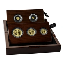 2017 Proof Gold Britannia 5 Coin Set Boxed