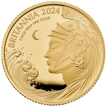 2024 Britannia 1/4oz Gold Proof Coin Boxed