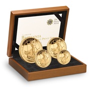 2012 Proof Gold Britannia 4 Coin Set Boxed