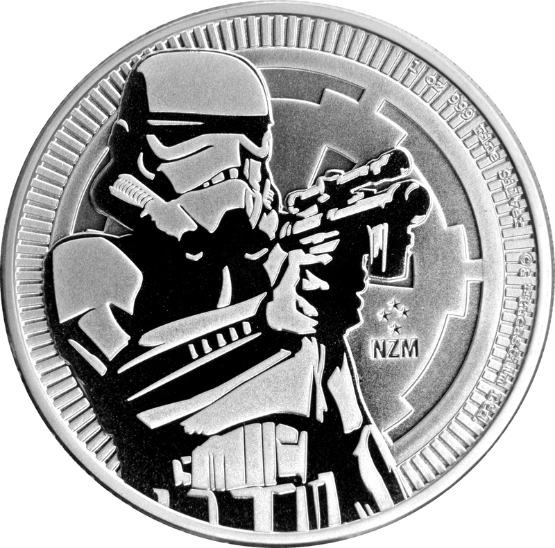 2018 1oz Star Wars Silver Coin Stormtrooper