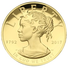 2017 1oz $100 American Liberty High Relief Gold Coin 225th anniversary Boxed