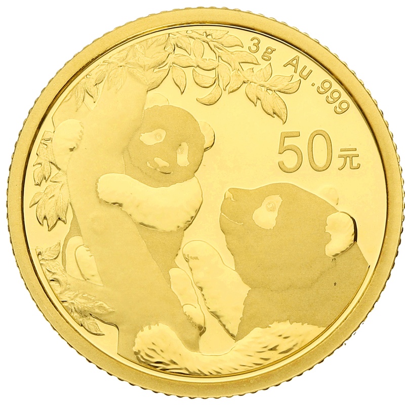 2021 3g Chinese Panda Gold Coin