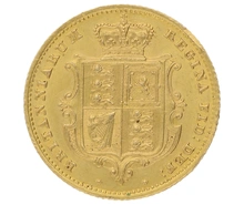1859 Gold Half Sovereign Queen Victoria