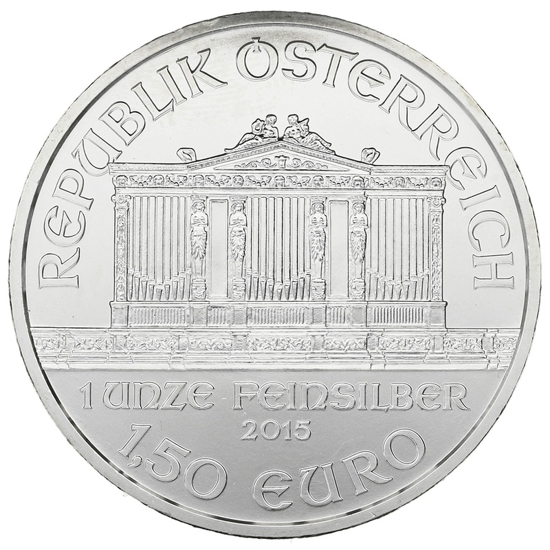 2015 Austrian Philharmonic Silver Coin 1oz