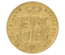 1869 Gold Half Sovereign