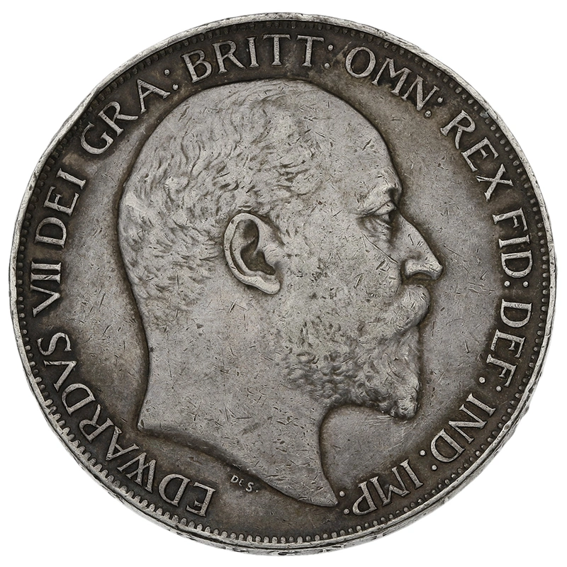 1902 Silver Crown Coin Edward VII