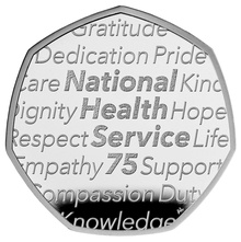 2023 Proof 50p Silver Coin 75 Years of the NHS Boxed
