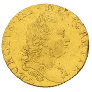 1781 Gold Half Guinea Coin George III