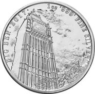 2017 Big Ben Silver Coin 1oz Landmarks of Britain